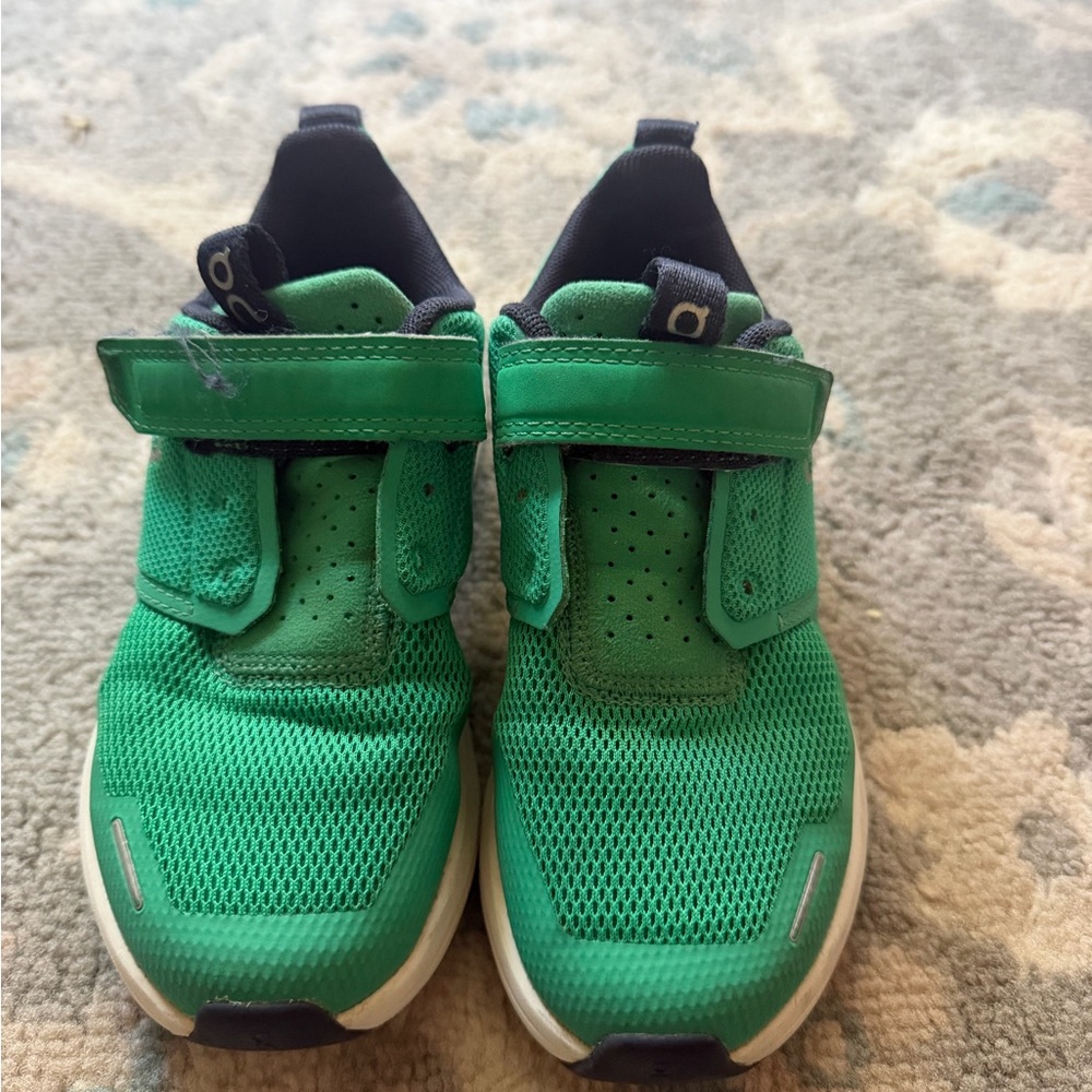 On Running Kids Green Sneakers